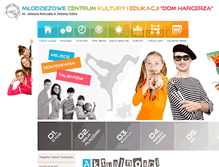 Tablet Screenshot of mdk-zgora.pl